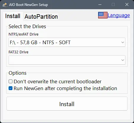 Программный интерфейс AIO Boot NewGen 23.6.2.0 Portable [Multi]