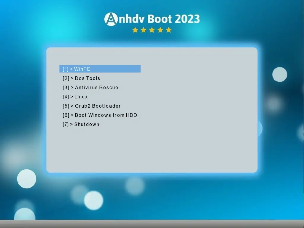 Программный интерфейс Anhdv Boot 2023 Premium v23.3 x86-x64 (03.02.2023) [En]
