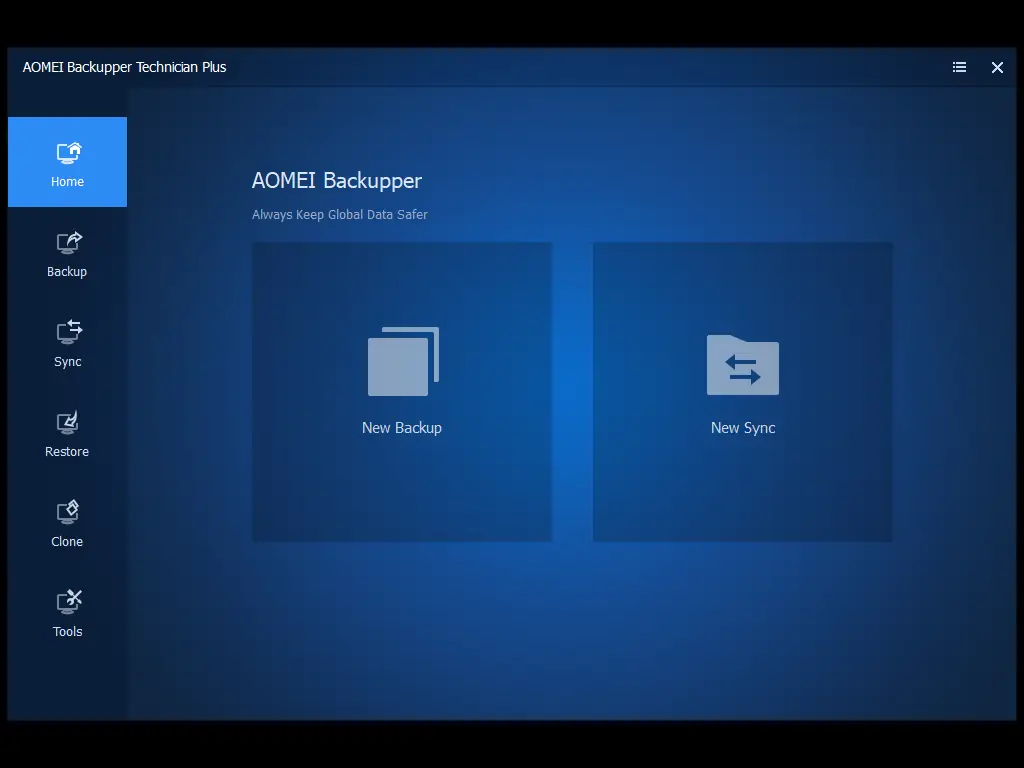 Программный интерфейс AOMEI Backupper Technician Plus 7.3.5 WinPE by FC Portables [En]