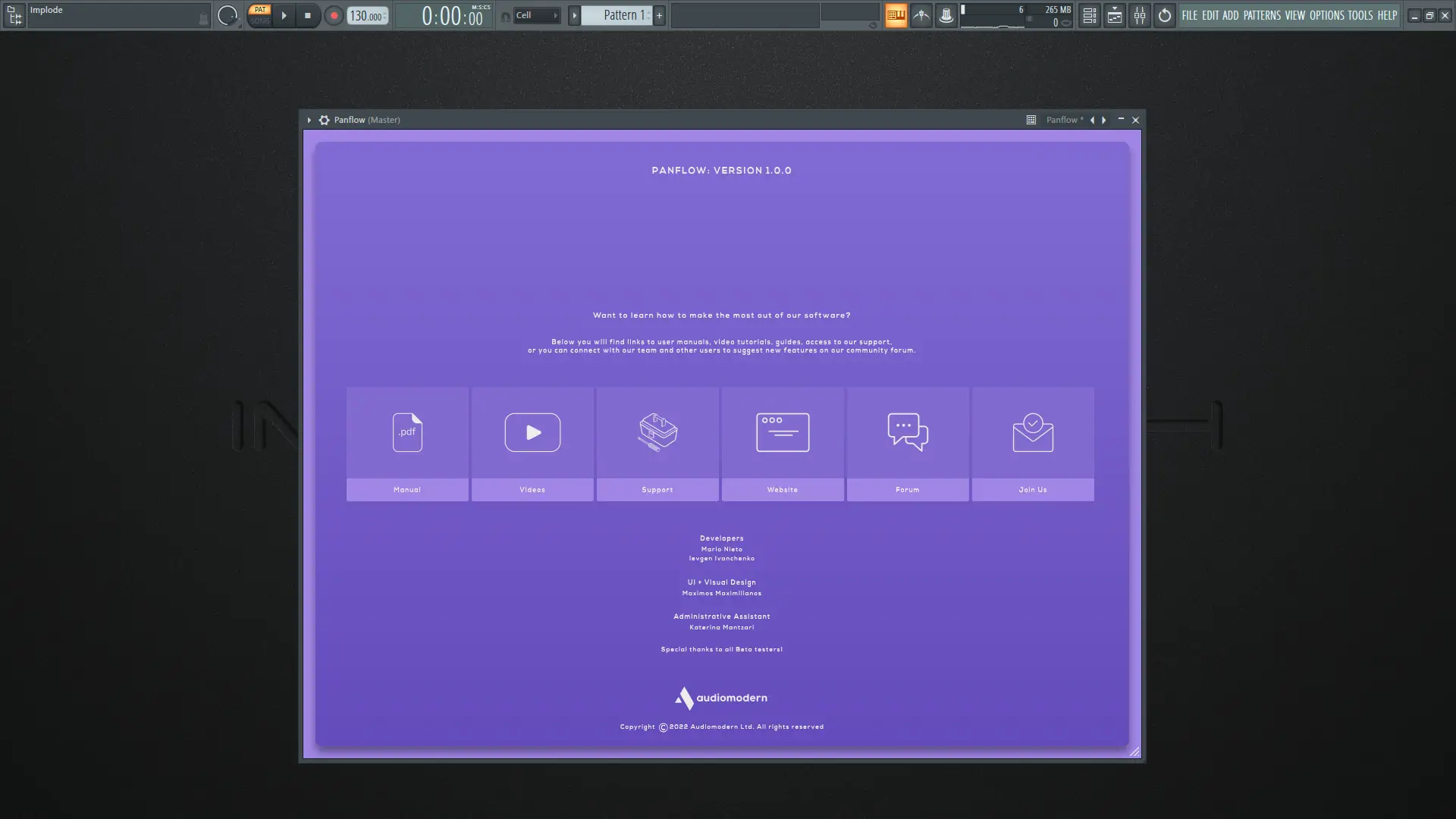 Программный интерфейс Audiomodern - Panflow 1.0.0 Standalone, VST, VST 3, AAX (x64) [En]