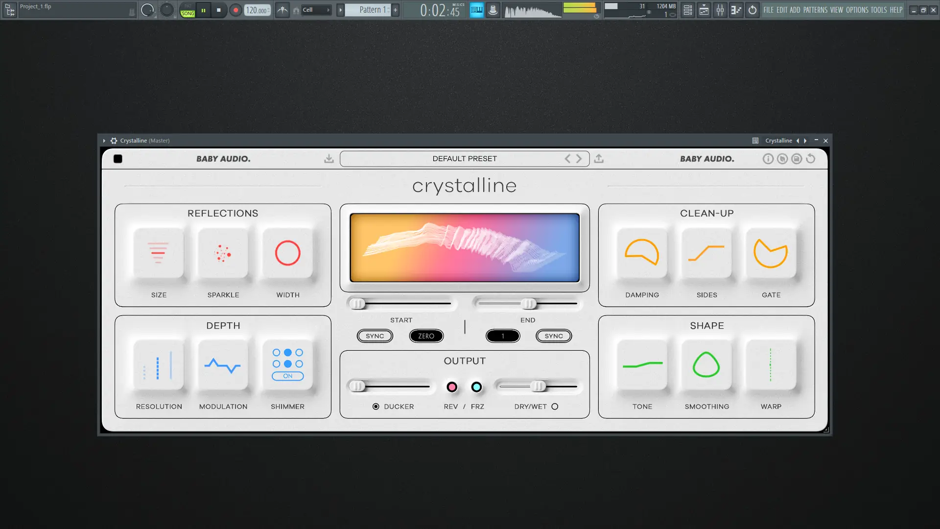 Программный интерфейс BABY Audio - Crystalline 1.3.0 VST, VST 3, AAX (x86 x64) RePack by R2R [En]