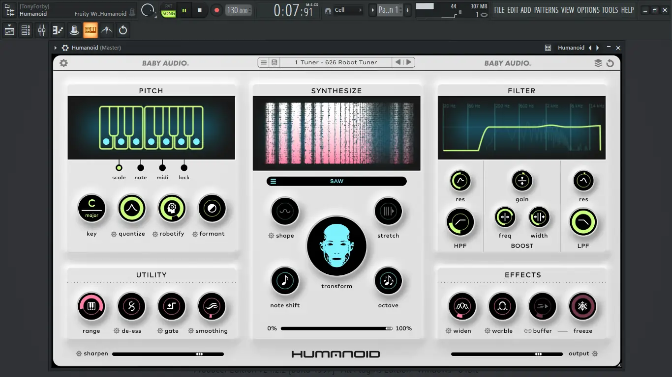 Программный интерфейс Baby Audio - Humanoid 1.2.0 VST, VST 3, AAX (x64) [En]