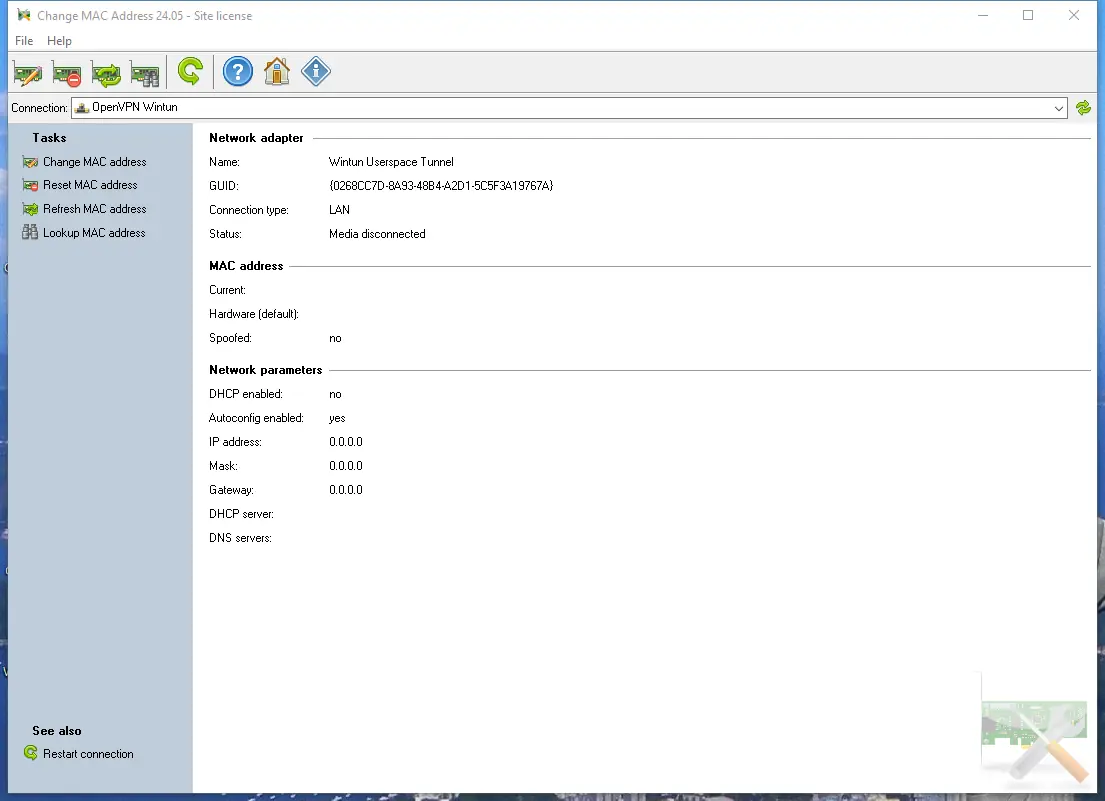Программный интерфейс Change MAC Address 24.05 Portable by FC Portables [Multi Ru]