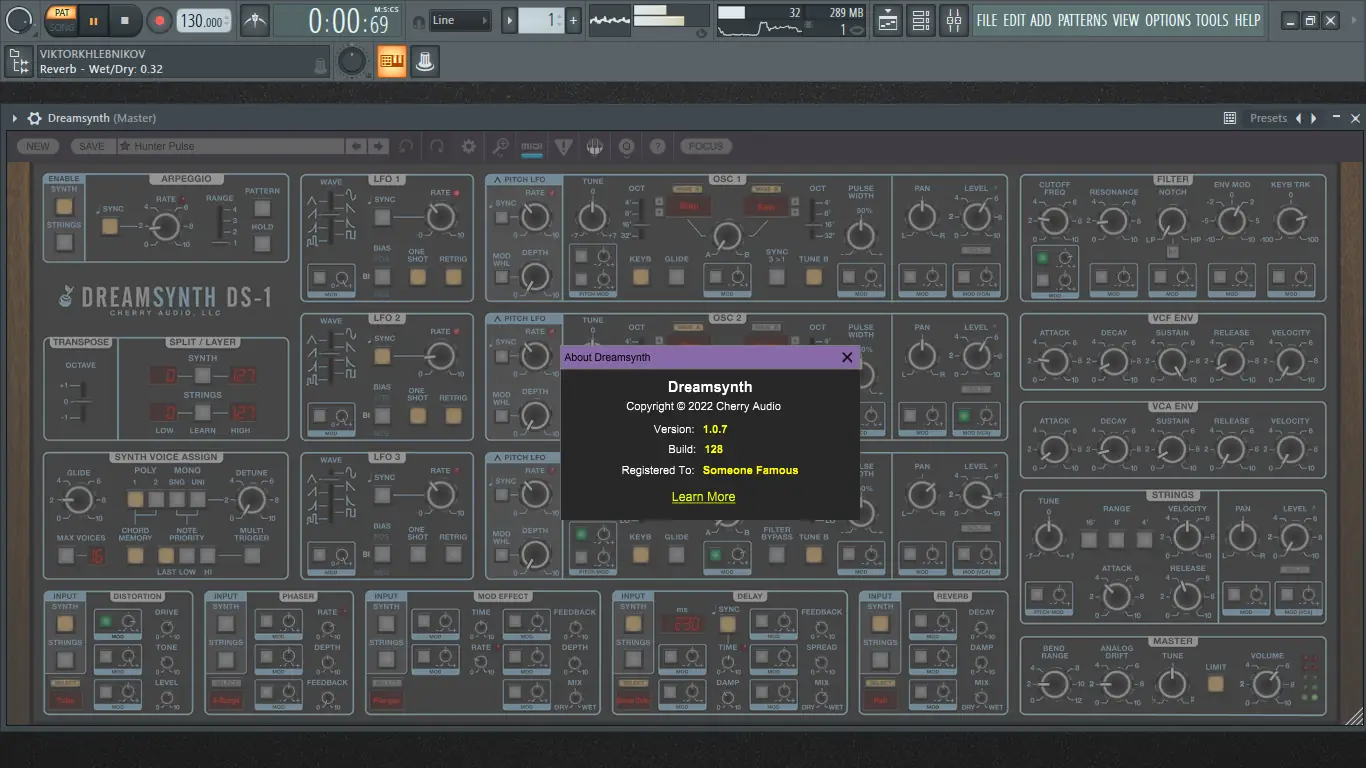 Программный интерфейс Cherry Audio - Dreamsynth 1.0.7.128 Standalone, VSTi, VSTi 3, AAX (x64) RePack by R2R [En]