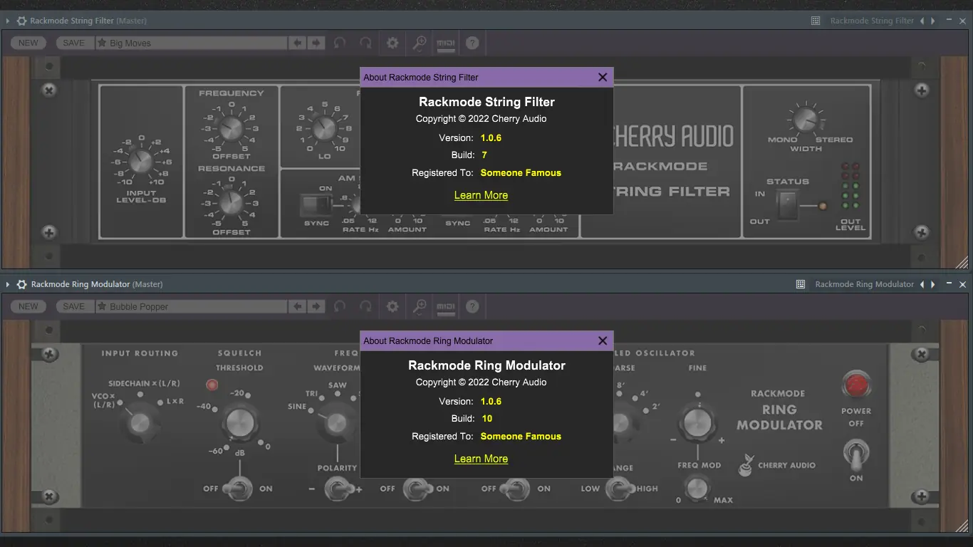 Программный интерфейс Cherry Audio - Rackmode 1.0.6 Standalone, VST, VST 3, AAX (x64) RePack by R2R [En]