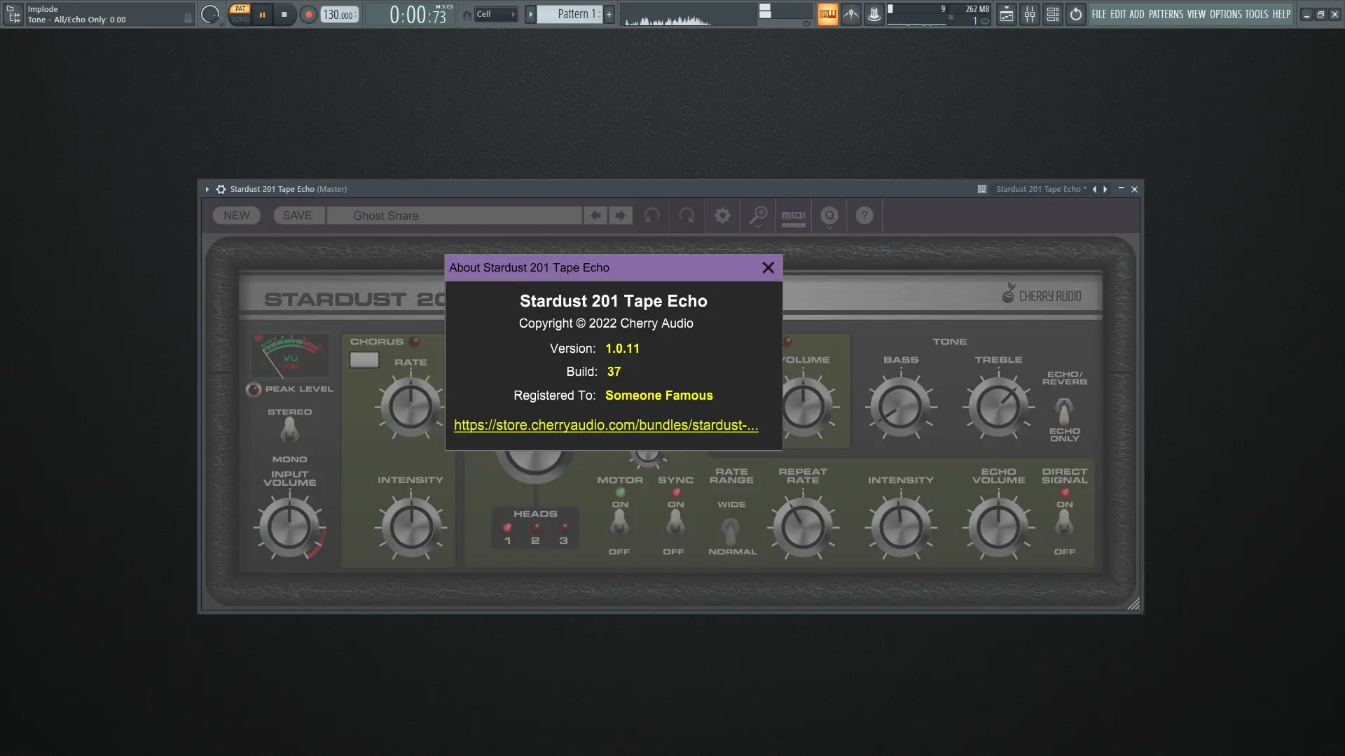 Программный интерфейс Cherry Audio - Stardust 201 Tape Echo 1.0.11 VST, VST 3, AAX (x64) RePack by R2R [En]
