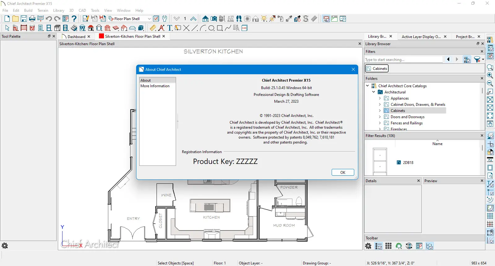 Программный интерфейс Chief Architect Premier X15 Build 25.1.0.45 [En]