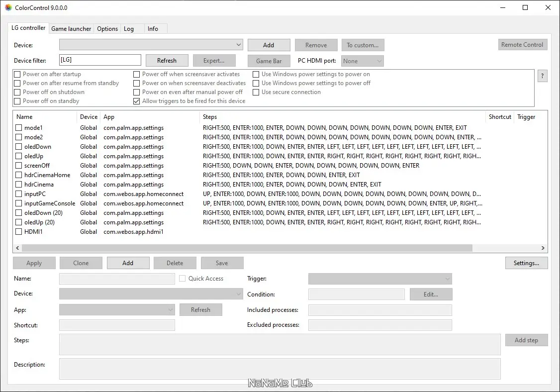 Программный интерфейс ColorControl 9.0.0.0 Portable [En]
