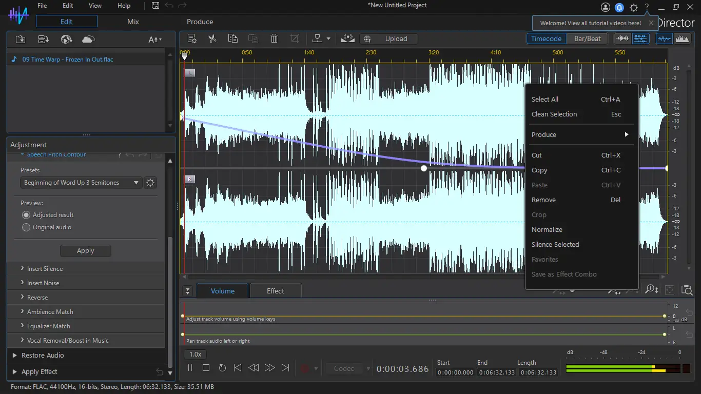 Программный интерфейс CyberLink AudioDirector Ultra 13.0.2309.0 (x64) [Multi]