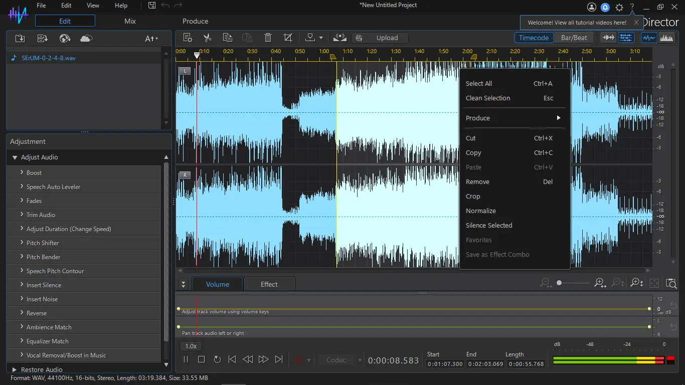 Программный интерфейс CyberLink AudioDirector Ultra 13.2.2614.0 (x64) [Multi]