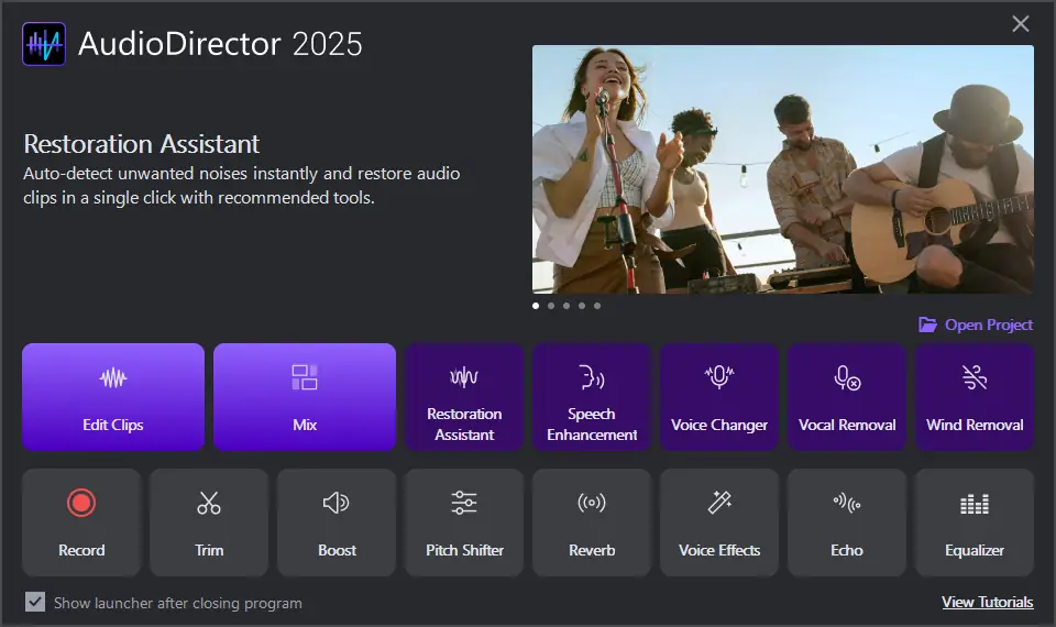 Программный интерфейс CyberLink AudioDirector Ultra 2025 15.5.5321.0 (x64) Portable by 7997 [Multi]