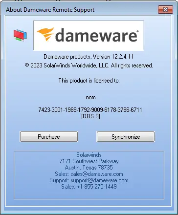 Программный интерфейс DameWare Remote Support & DameWare Mini Remote Control 12.2.4.11 [En]