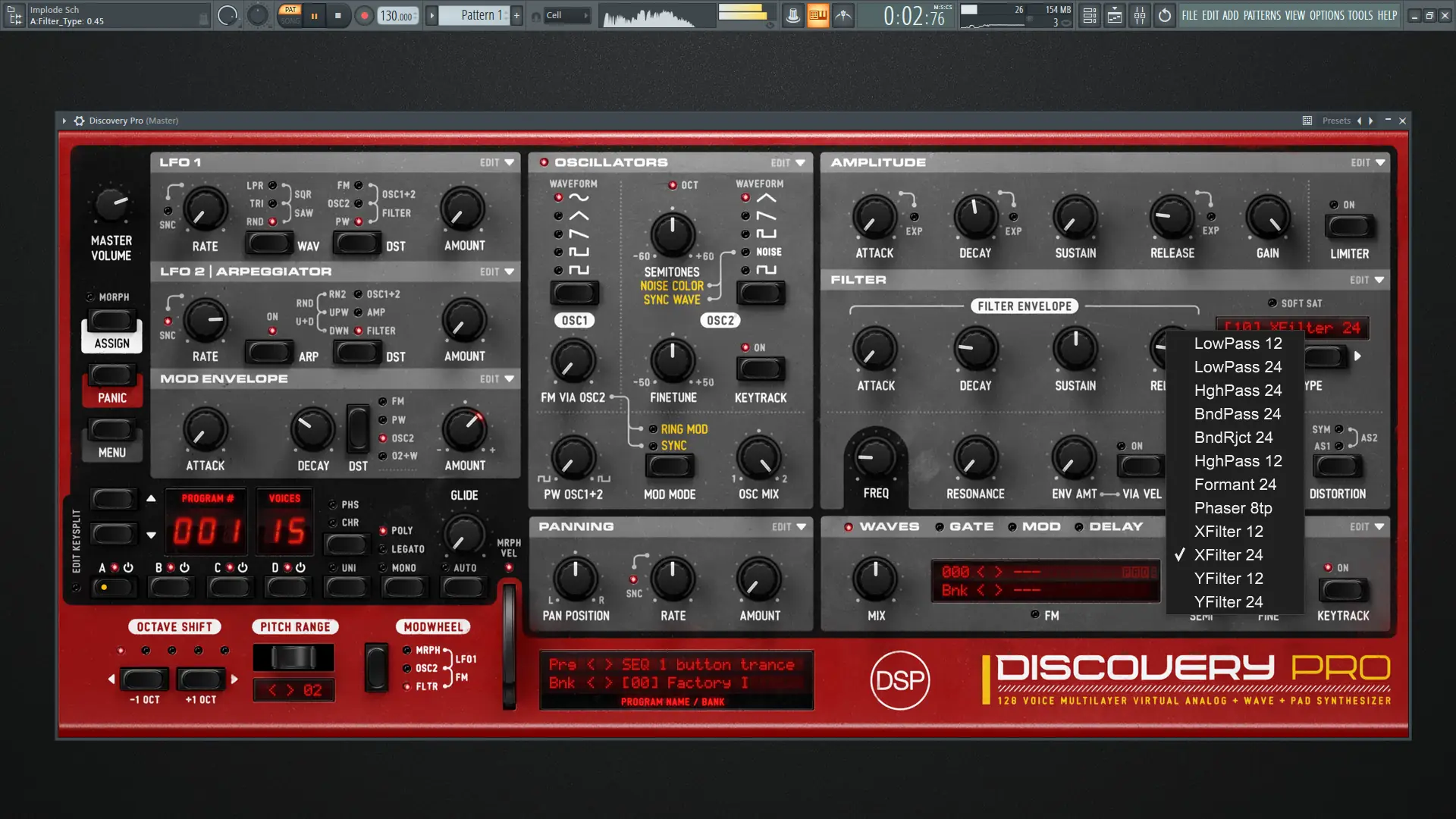 Программный интерфейс discoDSP - Discovery Pro 7.5 STANDALONE, VSTi, VSTi 3, AAX (x86 x64) Repack by demberto [En]