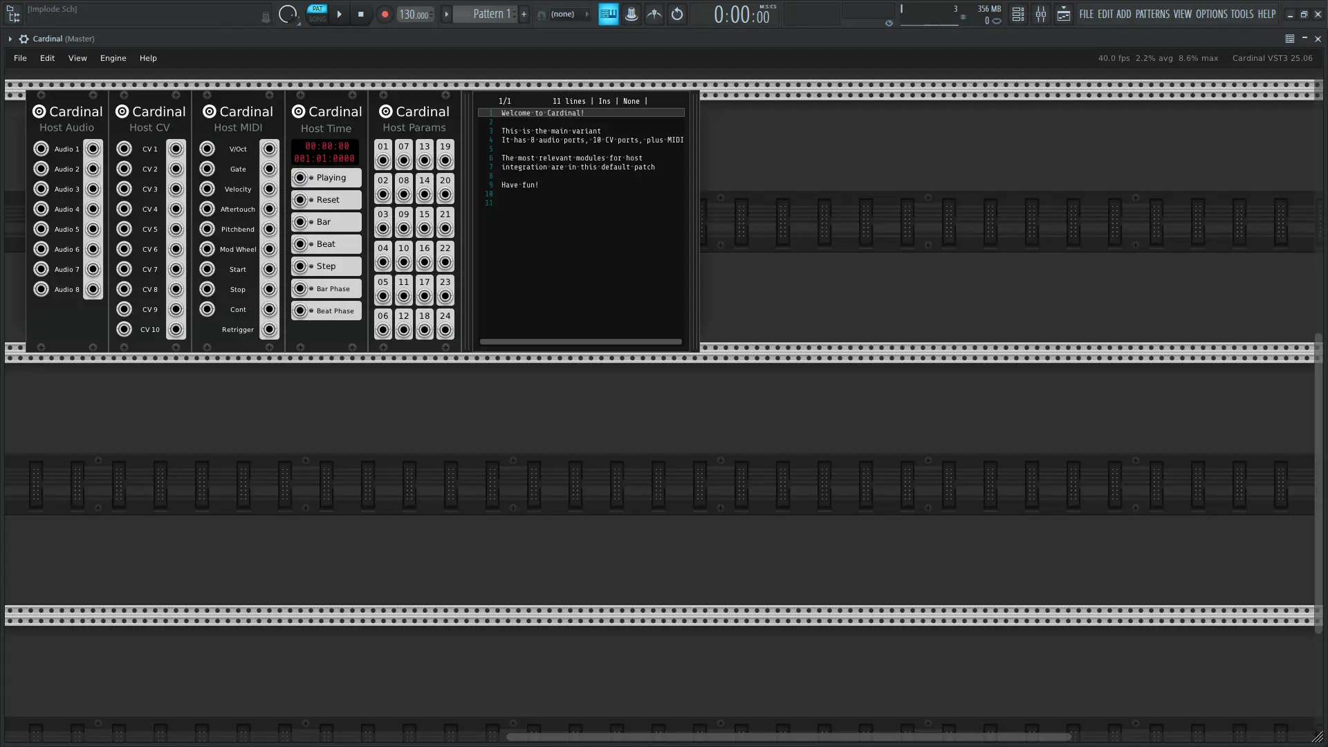 Программный интерфейс DISTRHO - Cardinal 25.06 VST 3, VSTi 3 (x64) [En]