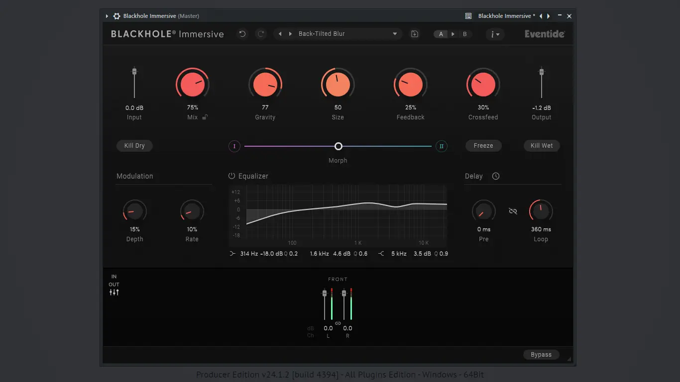 Программный интерфейс Eventide - Blackhole Immersive 1.3.0 VST 3, AAX (x64) RePack by R2R [En]