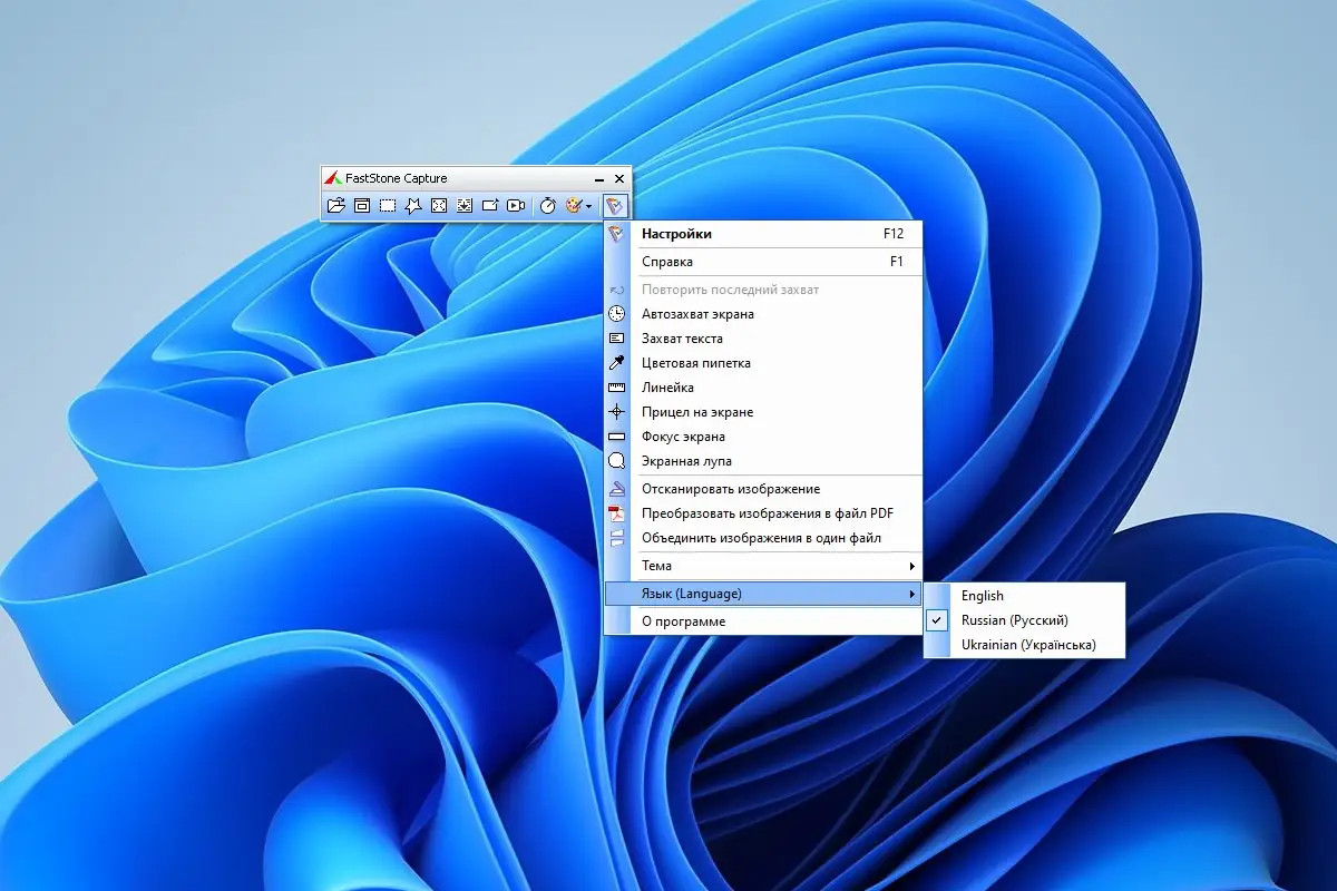 Программный интерфейс FastStone Capture 10.6 Final RePack (& portable) by elchupacabra [Multi Ru]