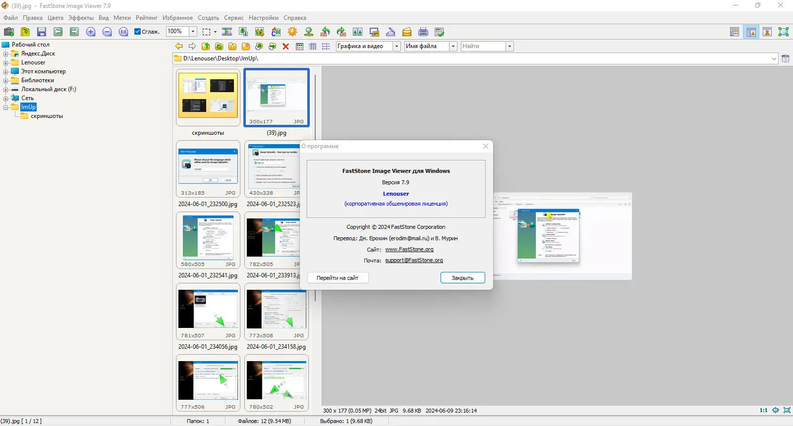 Программный интерфейс FastStone Image Viewer 7.9 Corporate + Portable [Multi Ru]