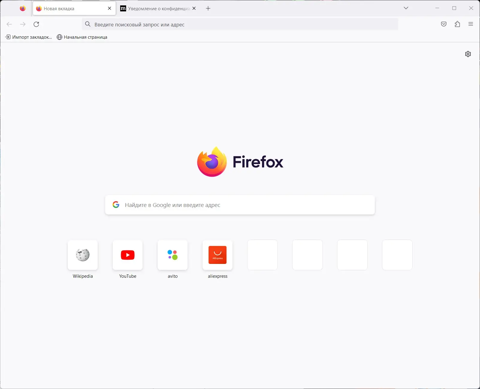 Программный интерфейс Firefox Browser 119.0 Portable by PortableApps [Ru]