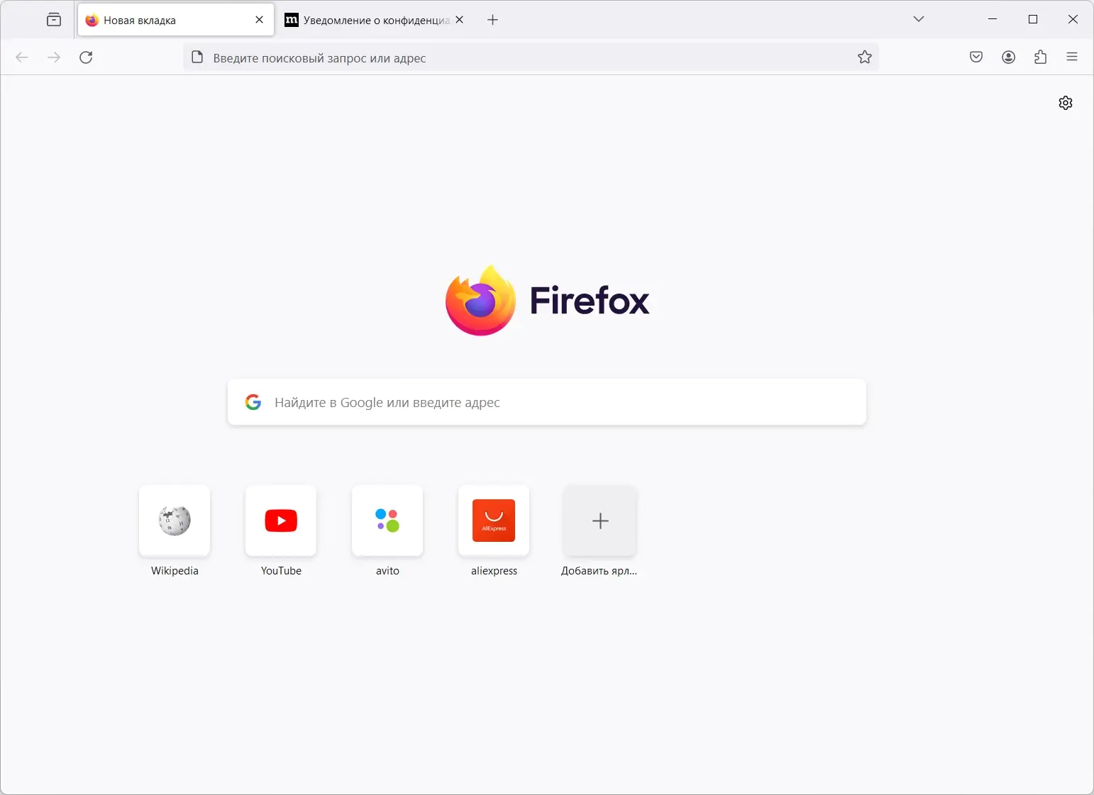Программный интерфейс Firefox Browser 125.0.1 Portable by PortableApps [Ru]