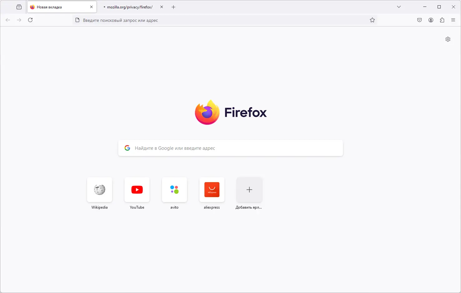Программный интерфейс Firefox Browser 129.0.2 Portable by PortableApps [Ru]