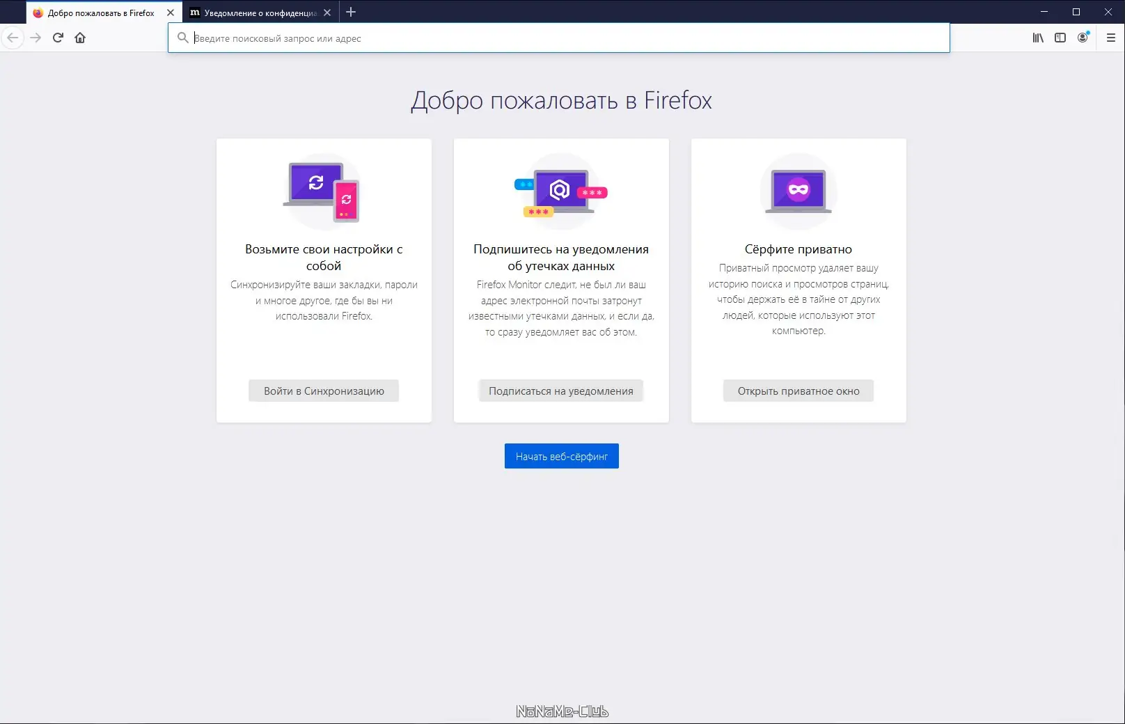 Программный интерфейс Firefox Browser 90.0.1 (2021) PC Portable by PortableApps