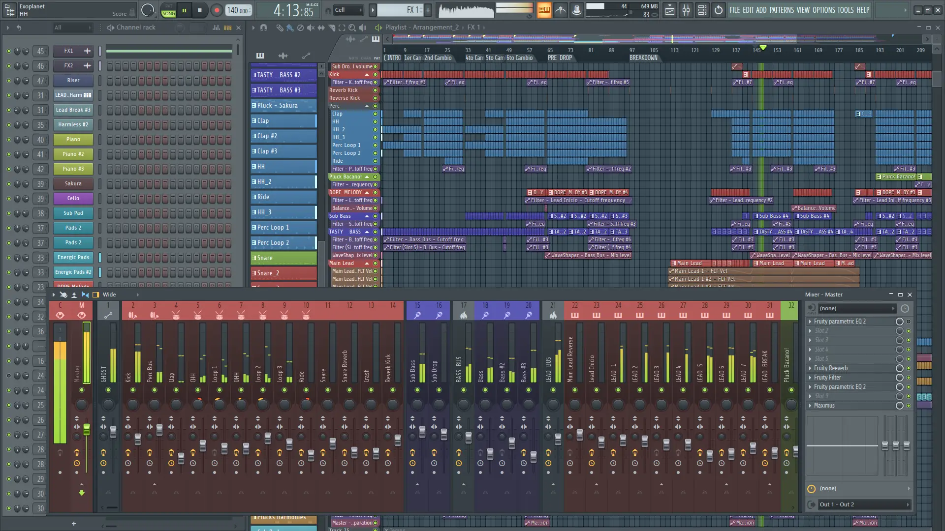 Программный интерфейс FL Studio Producer Edition 20.8.4.2576 + FLEX Extensions & Addition Plugins RePack by Zom [En]