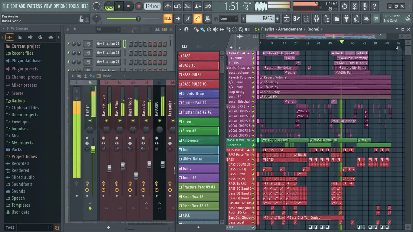 Программный интерфейс FL Studio Producer Edition 21.2.2.3914 - All Plugins Edition [Multi]