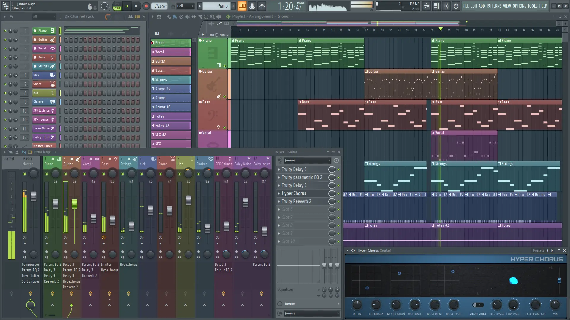Программный интерфейс FL Studio Producer Edition 24.1.2.4394 - All Plugins Edition [Multi]