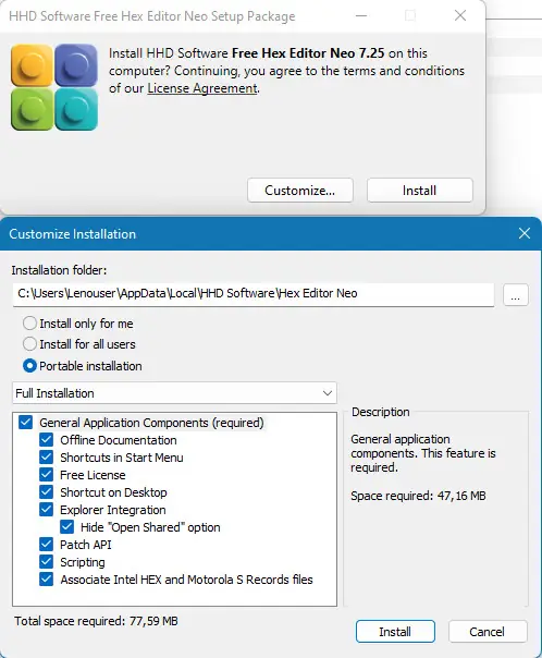 Программный интерфейс Free Hex Editor Neo 7.50.01.8790 + Portable [Multi Ru]