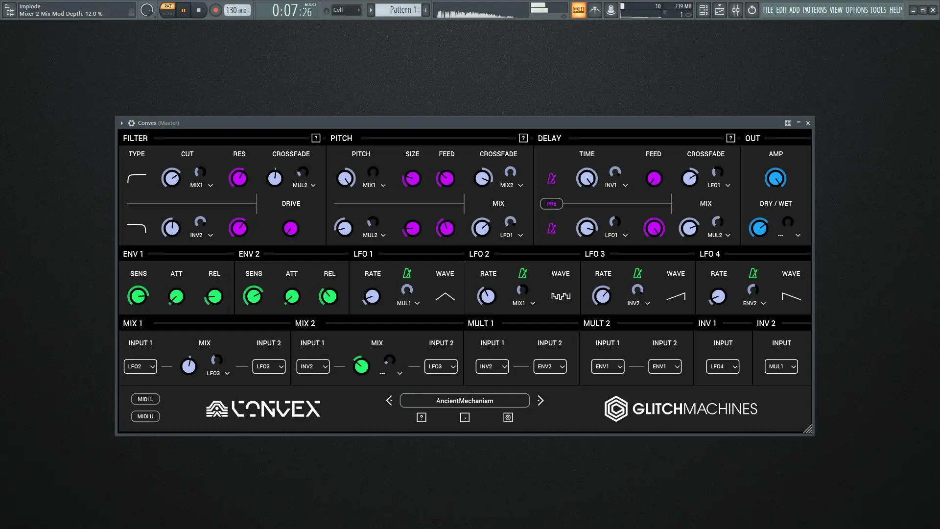 Программный интерфейс Glitchmachines - Convex 1.4.0 VST (x64) Retail [En]