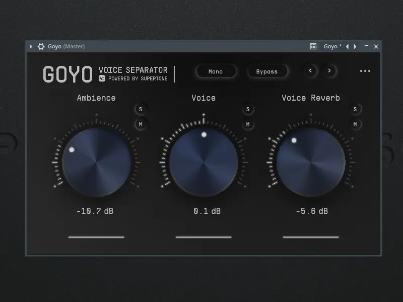 Программный интерфейс GOYO 0.9.3 Beta VST, VST 3, AAX (x64) [En]