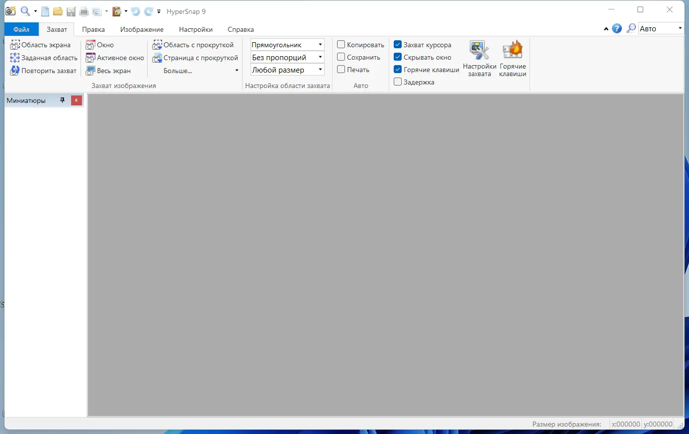 Программный интерфейс HyperSnap 9.2.2.0 RePack (& Portable) by TryRooM [Ru En]