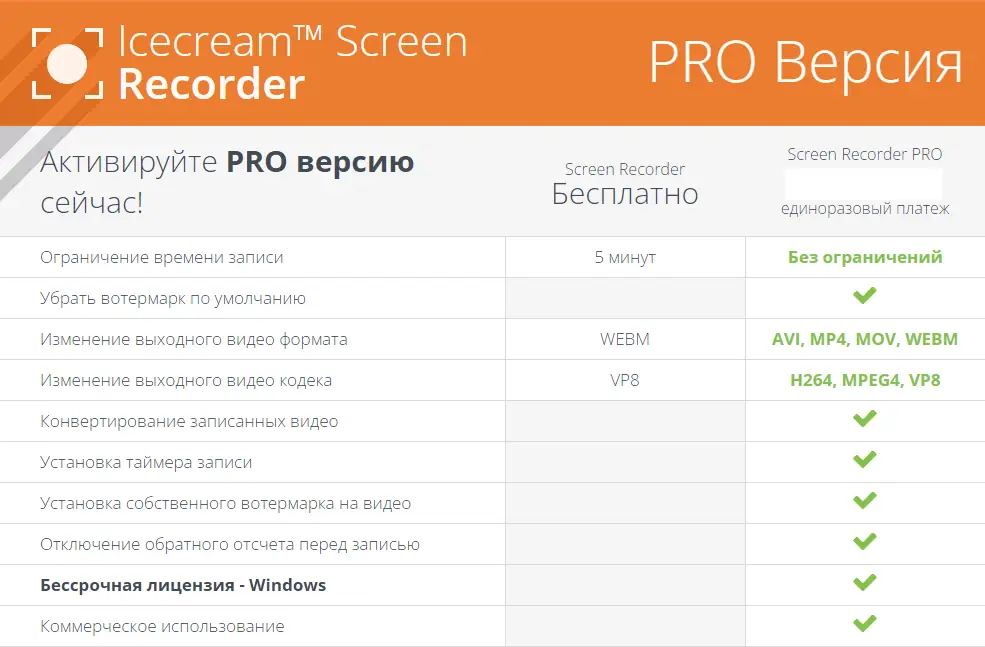 Программный интерфейс Icecream Screen Recorder PRO 7.21 RePack (& Portable) by TryRooM [Multi Ru]