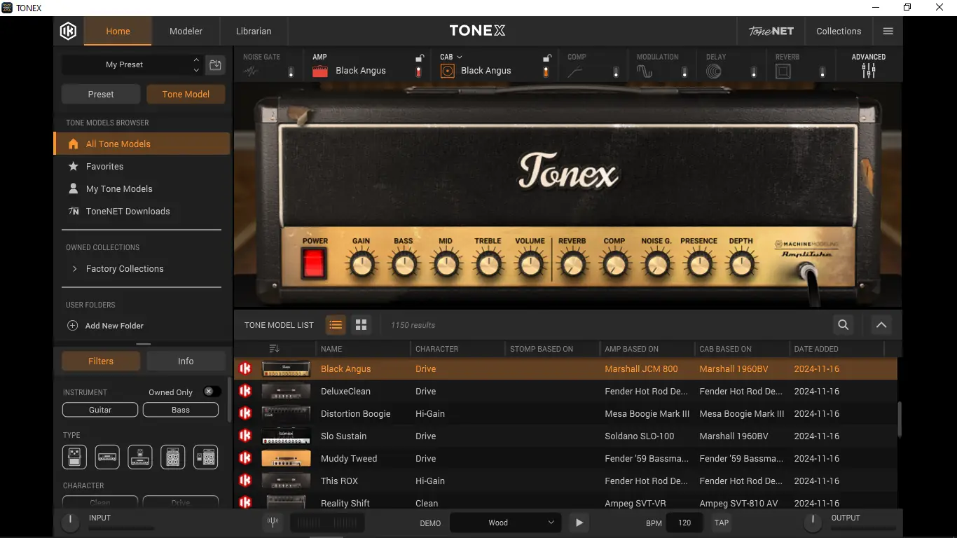 Программный интерфейс IK Multimedia - TONEX MAX 1.8.0 STANDALONE, VST, VST 3, AAX (x64) [En]