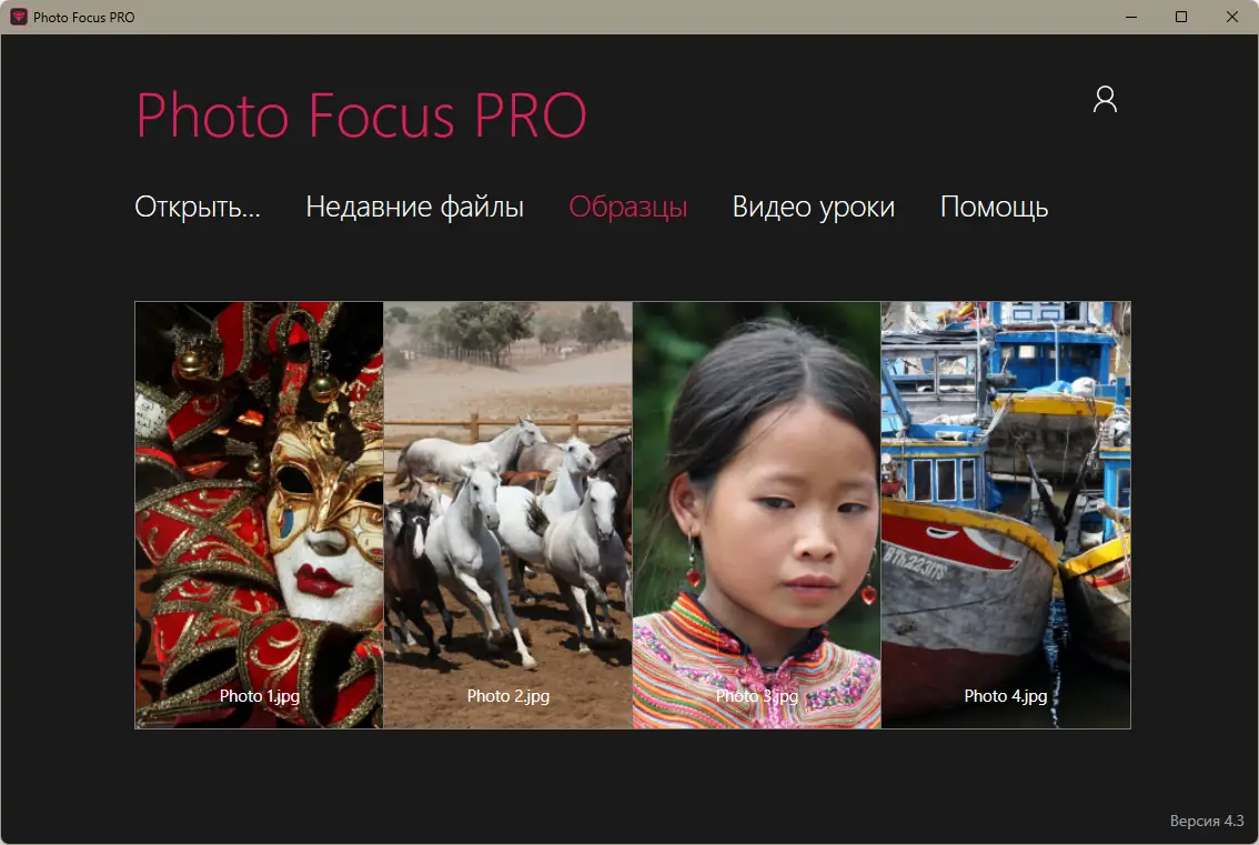 Программный интерфейс inPixio Photo Focus Pro 4.3.8623 RePack (& Portable) by TryRooM [Ru En]