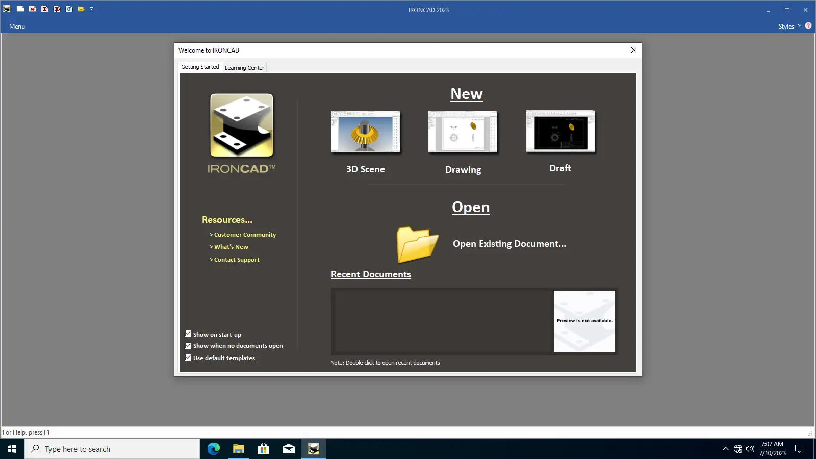 Программный интерфейс IronCAD 2023 v25.0 Product Update 1 [En]