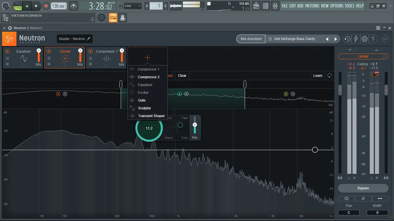 Программный интерфейс iZotope - Neutron 3 Advanced 3.8.1 VST, VST3, AAX (x64) RePack by R2R [En]