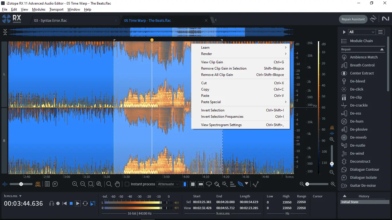 Программный интерфейс iZotope - RX 11 Audio Editor Advanced 11.1.0 STANDALONE, VST 3, AAX (x64) RePack by R2R [En]