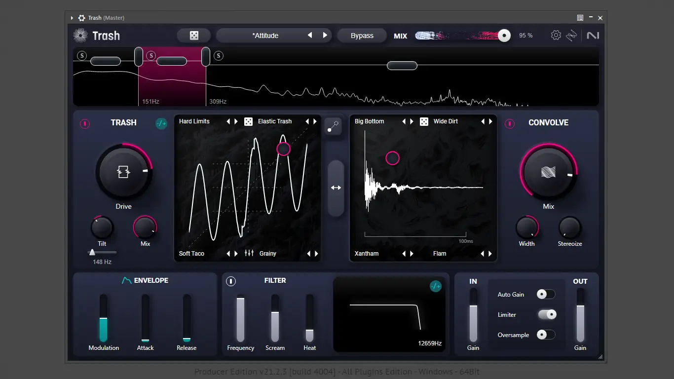 Программный интерфейс iZotope - Trash 1.2.0 VST 3, AAX (x64) RePack by R2R [En]