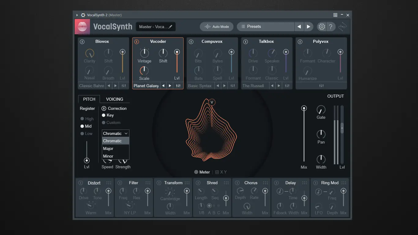 Программный интерфейс iZotope - VocalSynth 2 2.5.0 VST, VST3, AAX (x64) RePack by R2R [En]