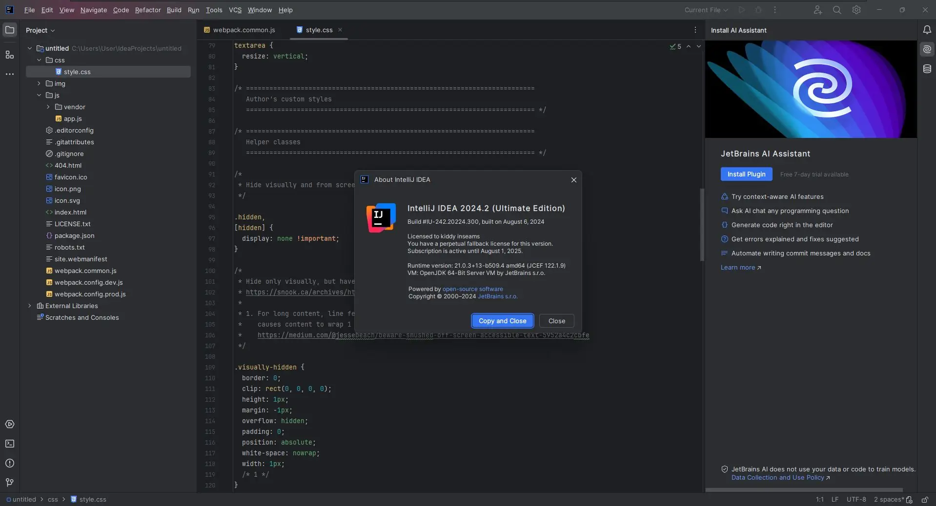 Программный интерфейс Jetbrains IntelliJ IDEA Ultimate 2024.2 Repack by Sitego [En]