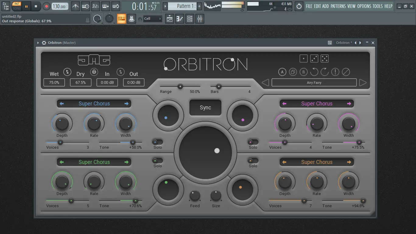 Программный интерфейс JMG Sound - Orbitron 1.6 VST, VST 3, AAX (x86 x64) RePack by TCD [En]