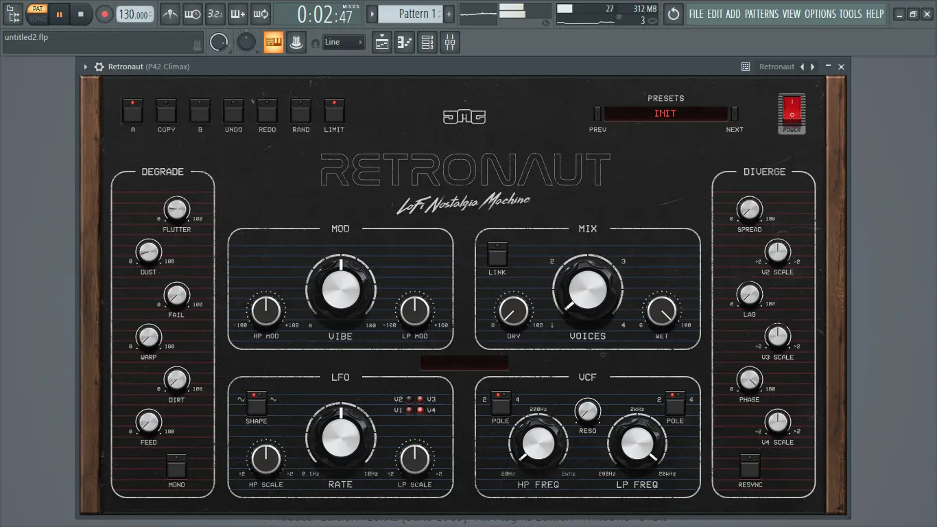 Программный интерфейс JMG Sound - Retronaut 1.0 VST, VST 3, AAX (x86 x64) RePack by TCD [En]