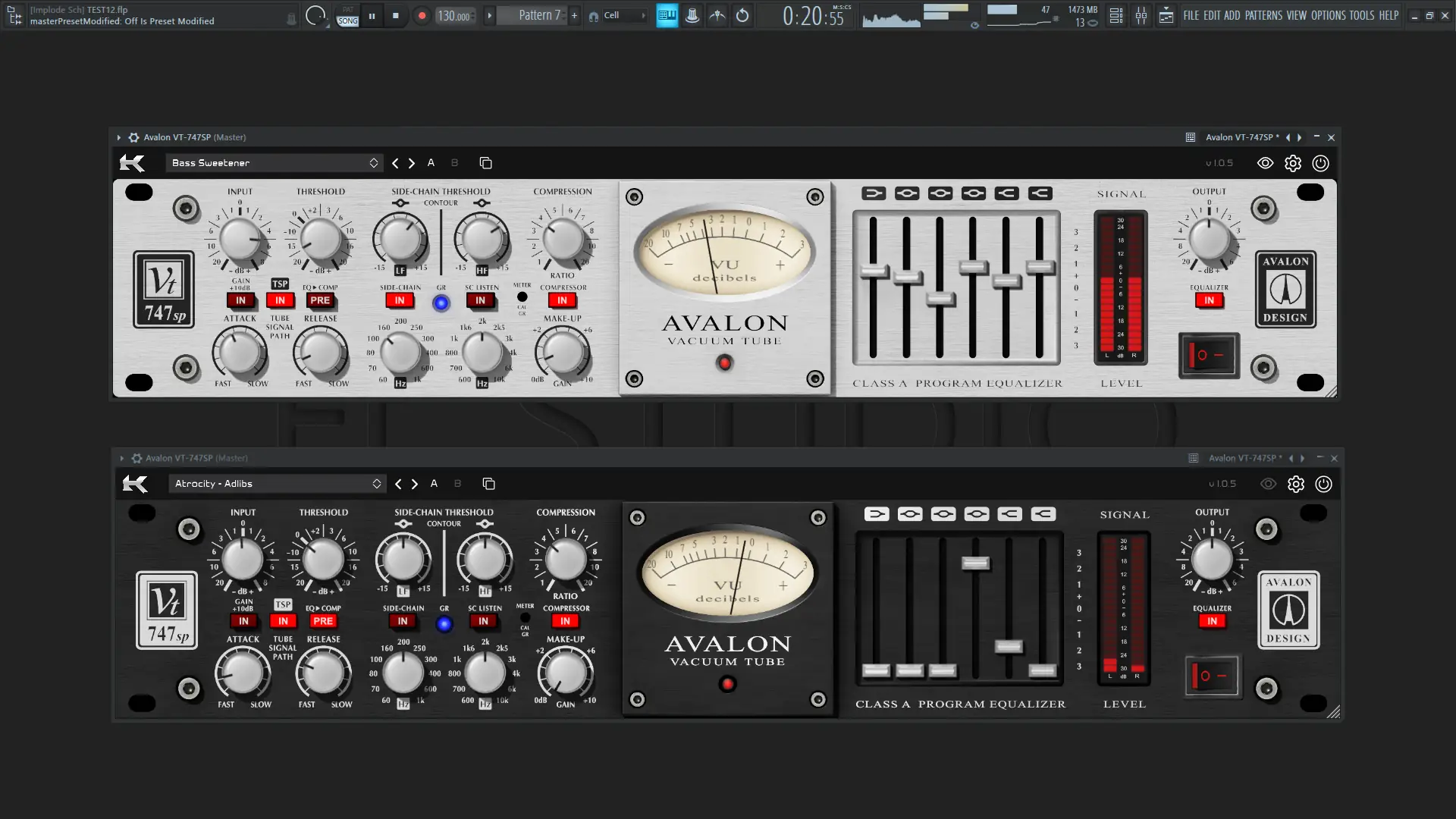 Программный интерфейс Kazrog - Avalon VT-747SP 1.0.5 VST, VST 3, AAX (x64) Retail [En]