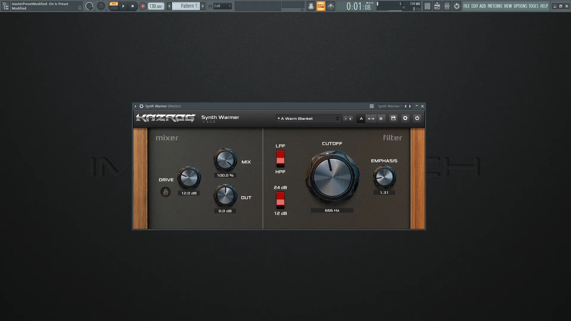 Программный интерфейс Kazrog - Synth Warmer 1.1.5 VST, VST3, AAX (x64) Retail [En]