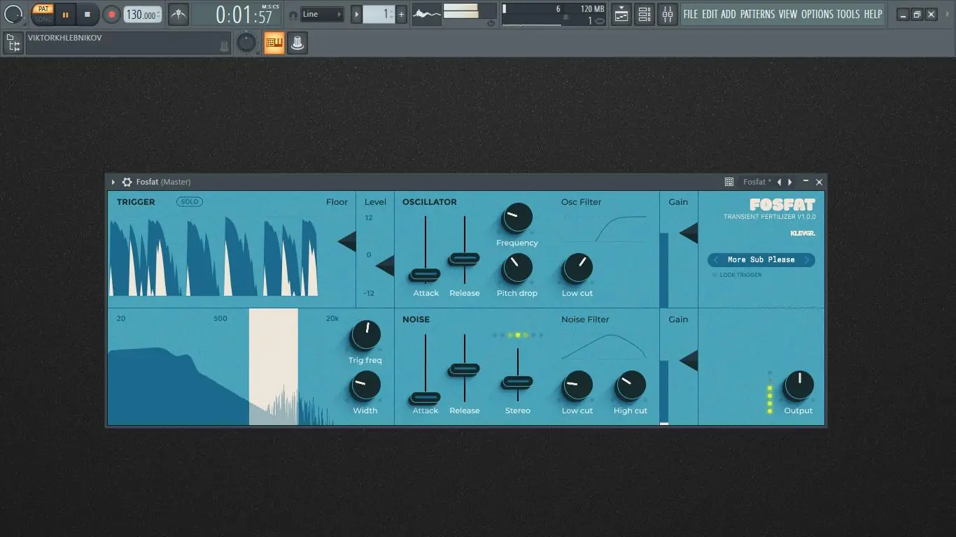 Программный интерфейс Klevgrand - Fosfat 1.0.0 VST, VST3, AAX (x64) [En]