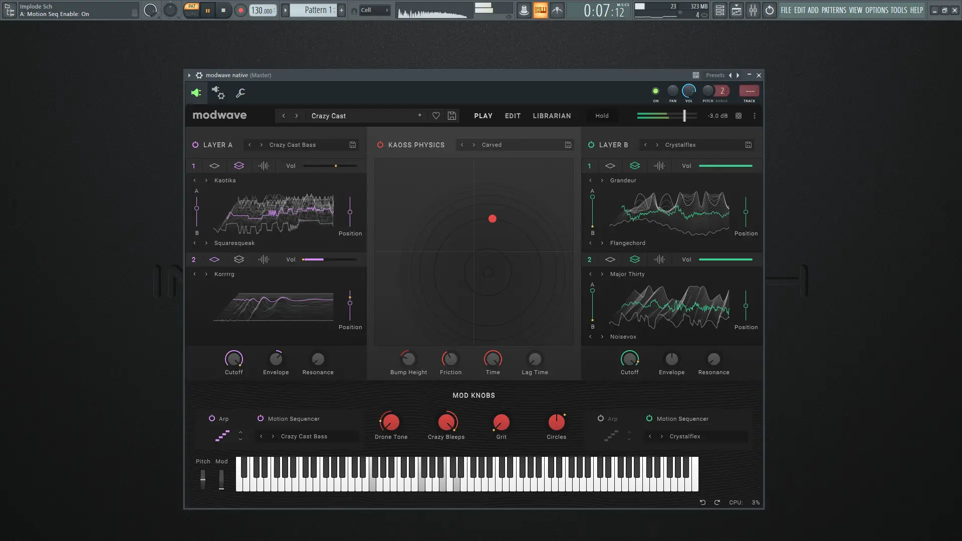 Программный интерфейс KORG - Modwave Native 1.0.2 Standalone, VSTi 3, AAX (x64) [En]
