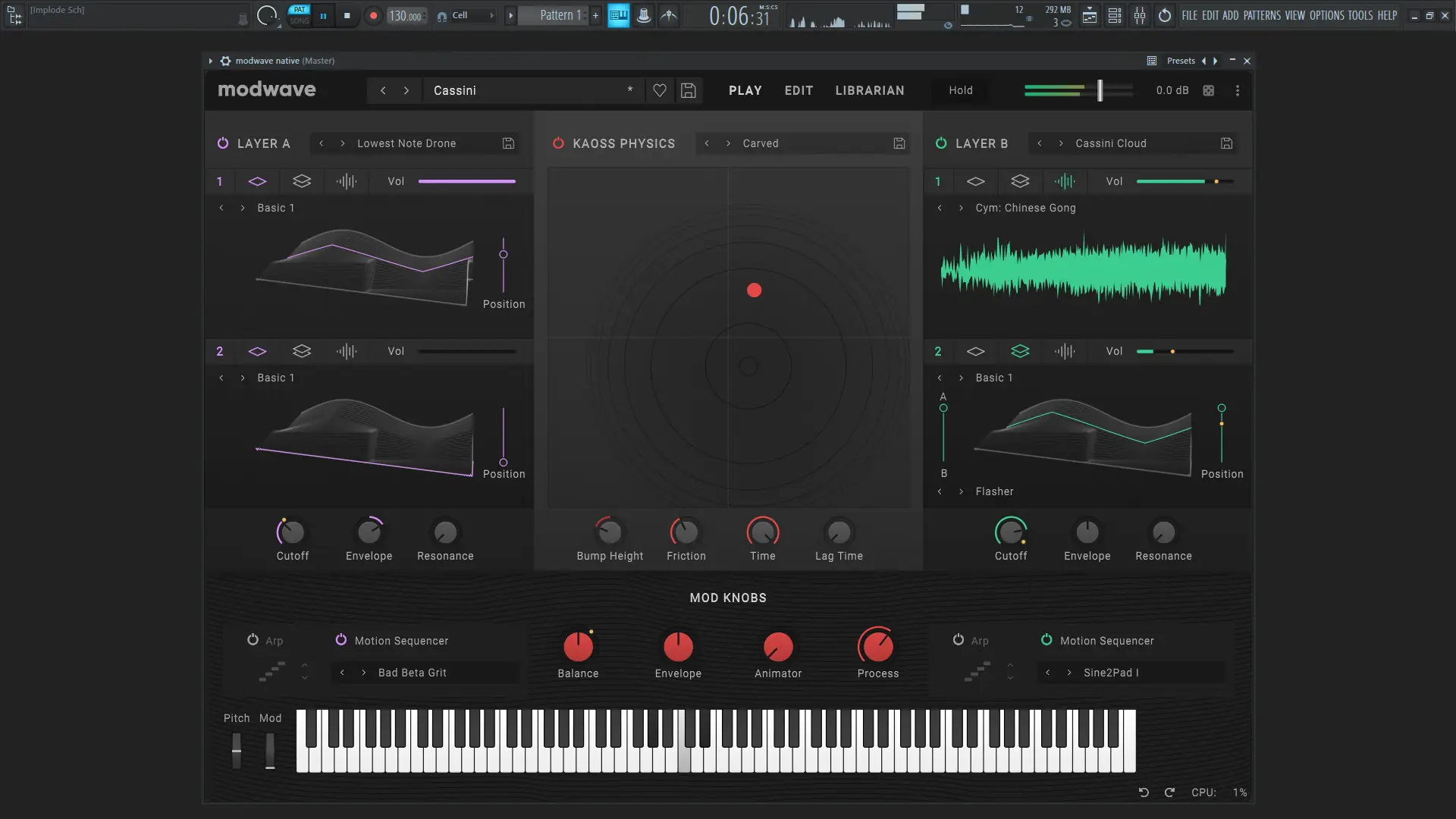 Программный интерфейс KORG - Modwave Native 1.2.8 Standalone, VSTi 3, AAX (x64) [En]