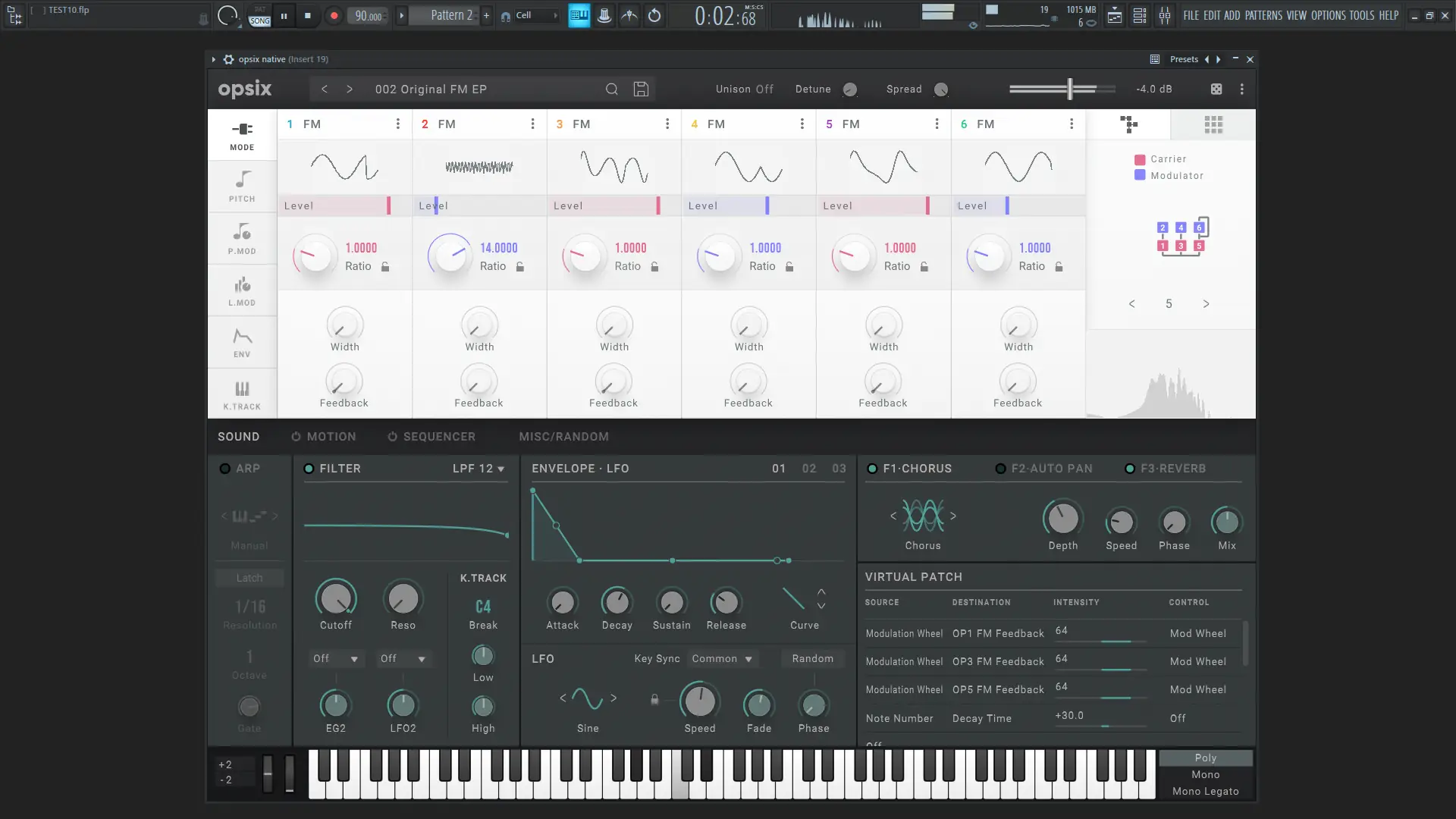 Программный интерфейс KORG - Opsix Native 1.3.0 Standalone, VSTi 3, AAX (x64) [En]
