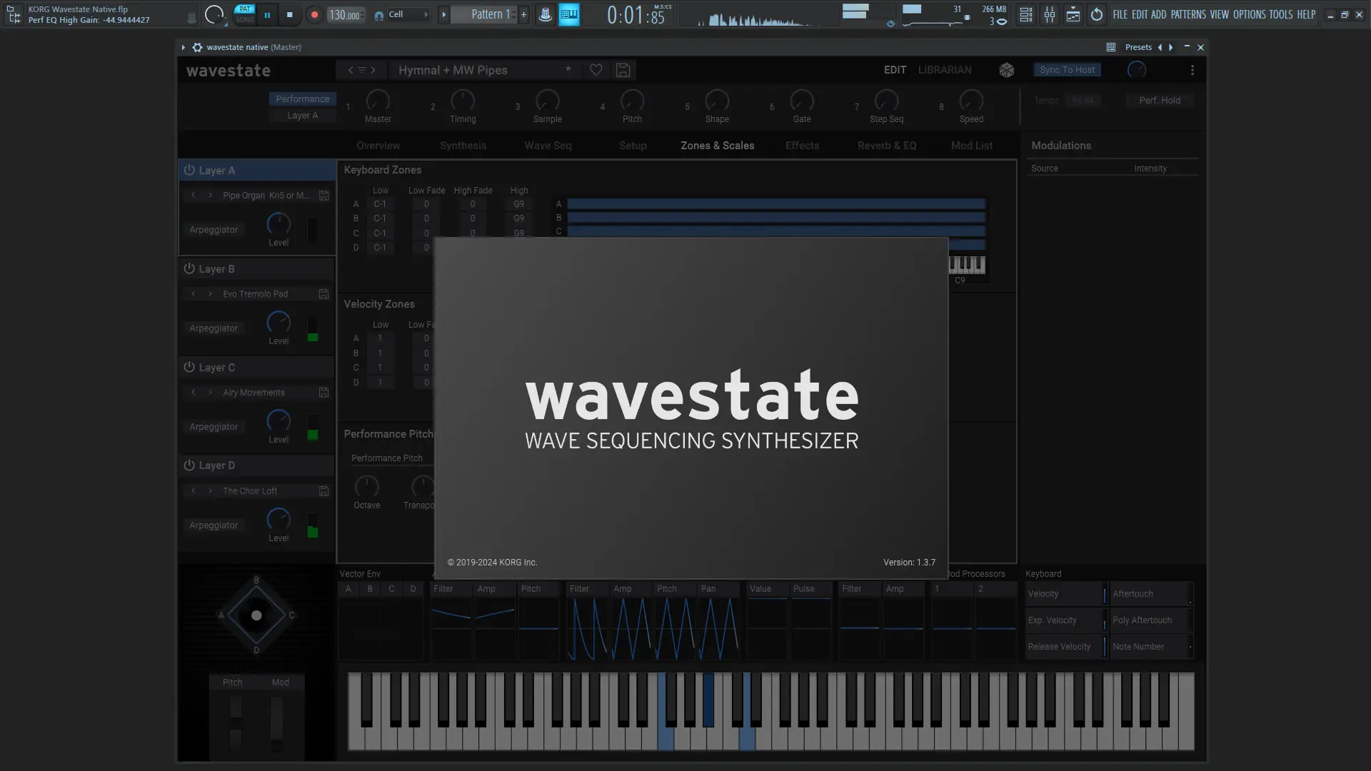 Программный интерфейс KORG - Wavestate Native 1.3.7 Standalone, VSTi 3, AAX (x64) [En]